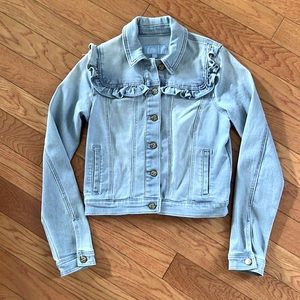 NWT Drapper James Acid Washed Denim Jacket